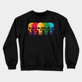 Colorful skulls Crewneck Sweatshirt